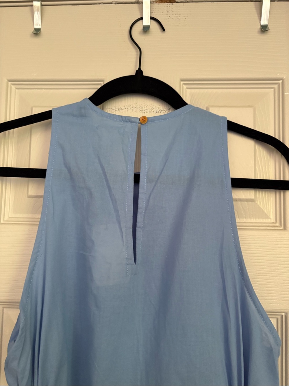 acacia swimwear Blue Sleeveless Maxi Dress with Side Drawstrings NWT - Picture 5 of 9